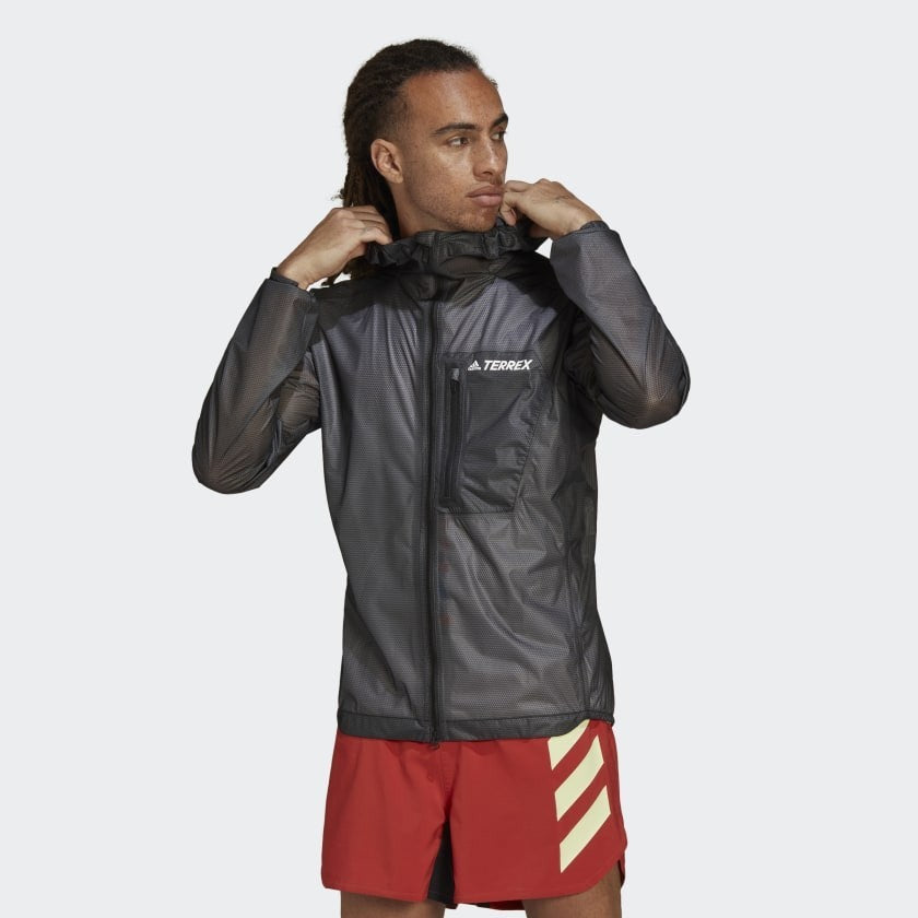 The Epicentre Adidas Terrex Agravic 2.5l Rain Jacket in Black