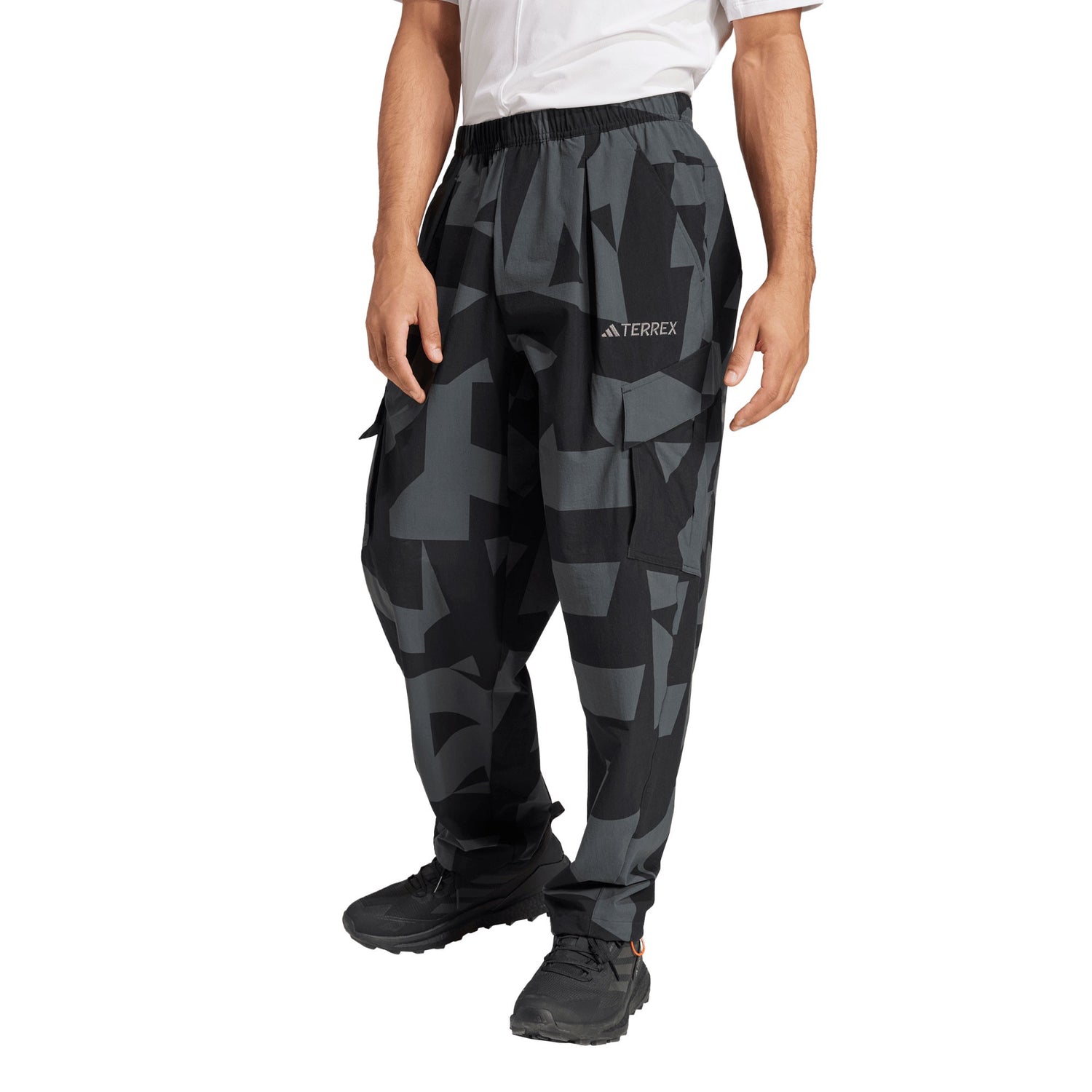 Cargo All Over Print Pant Mens - Black