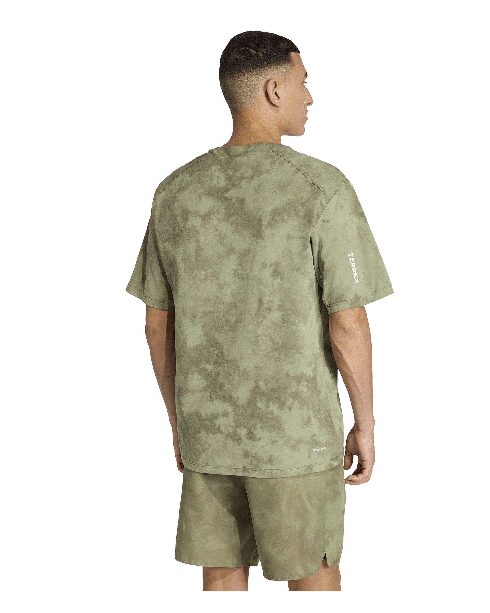 Multi Tee Spray Dye Mens - Tent Green/Olive Strata
