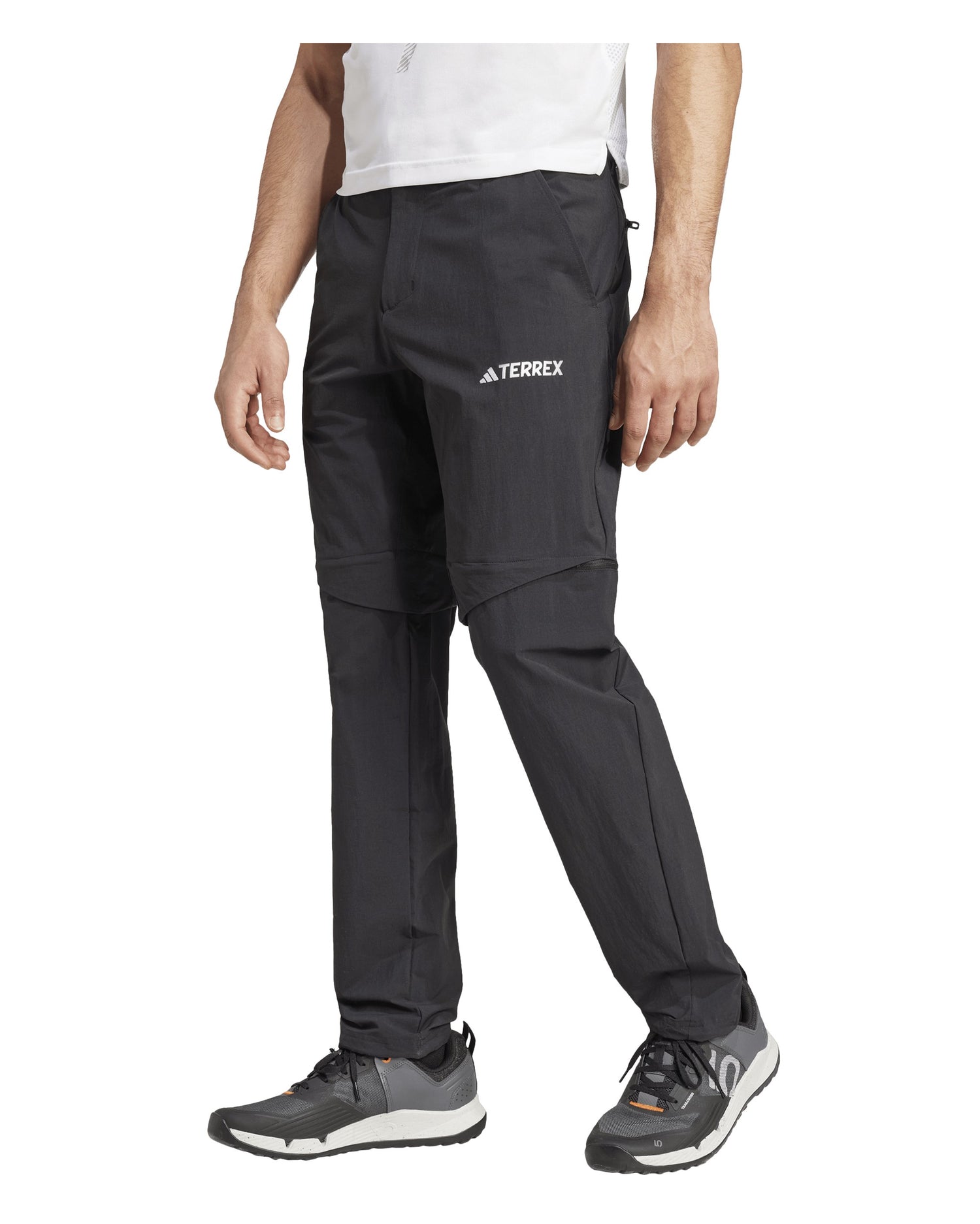 Multi Zip Off Pants Mens - Black