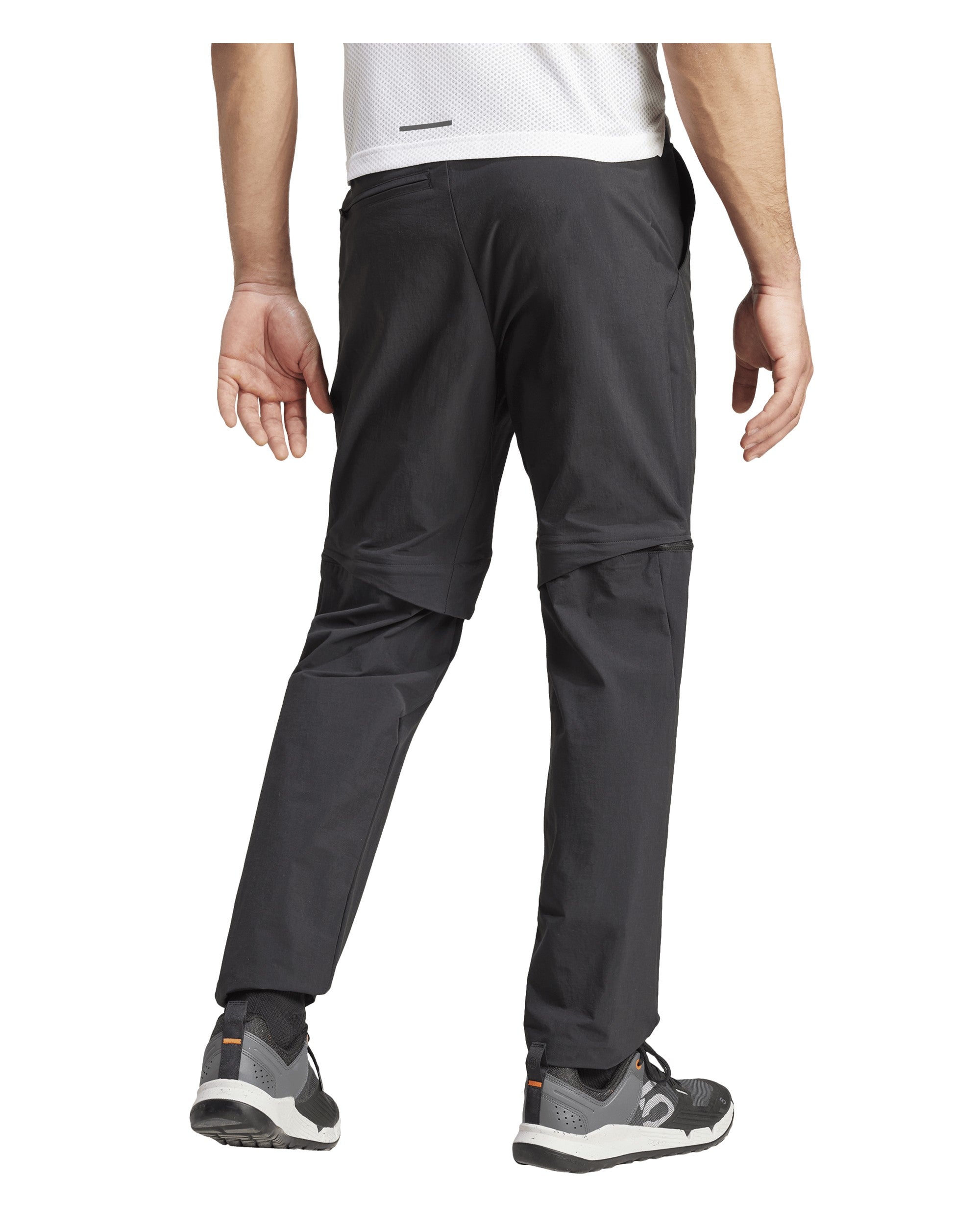 Multi Zip Off Pants Mens - Black