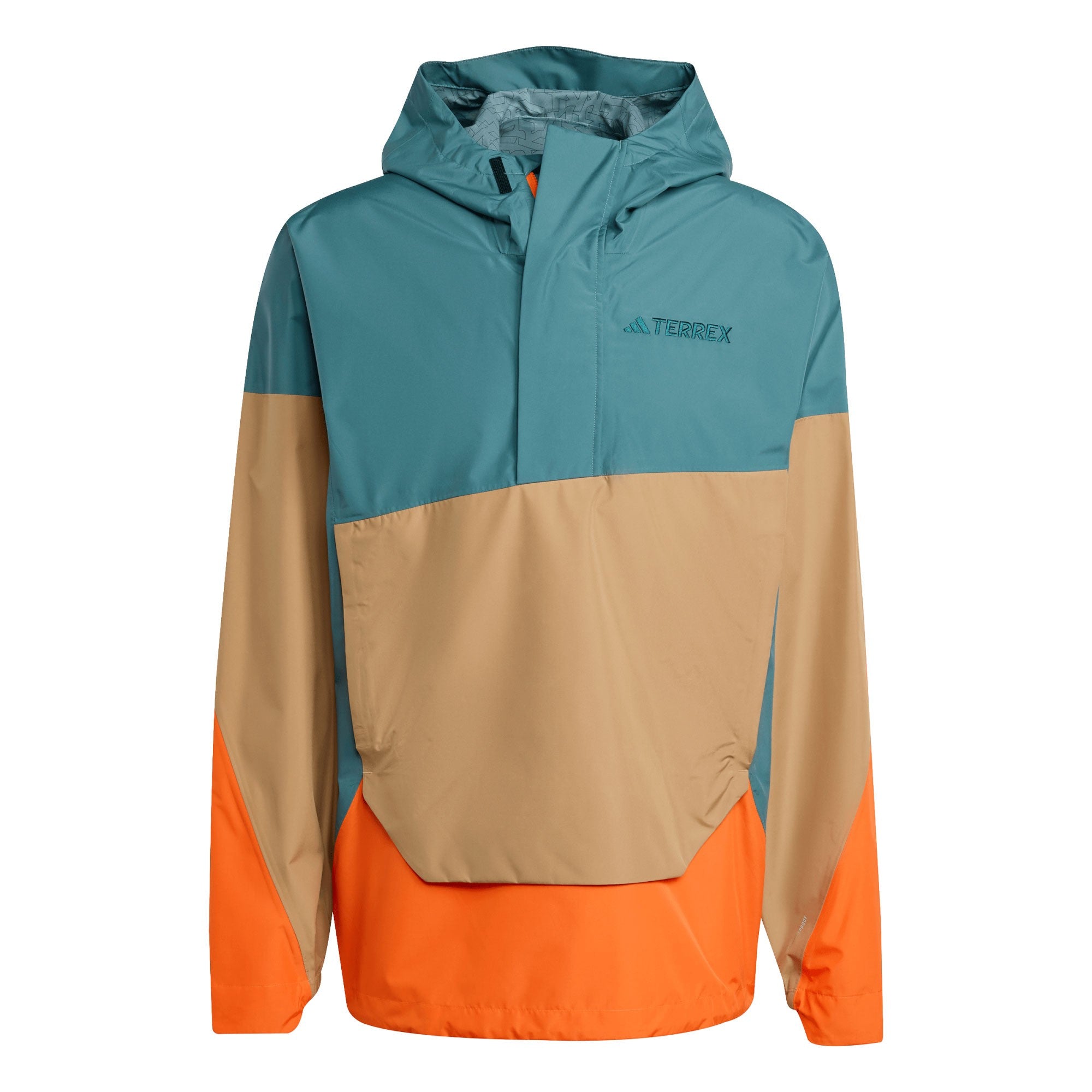 Xploric 2.5L Anorak Mens - Preloved Teal/Cardboard/Semi Impact Orange