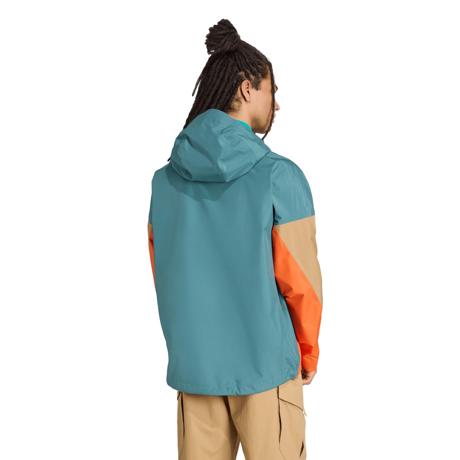Xploric 2.5L Anorak Mens - Preloved Teal/Cardboard/Semi Impact Orange