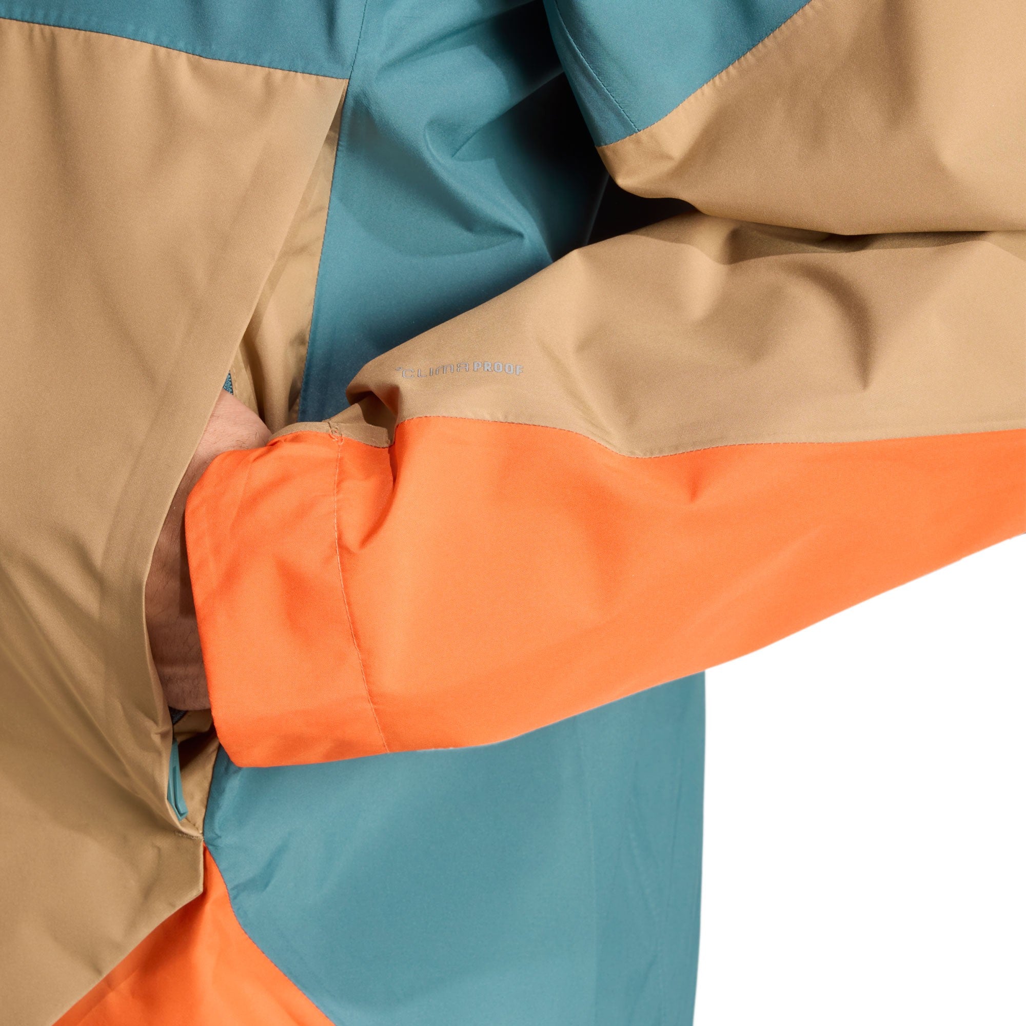 Xploric 2.5L Anorak Mens - Preloved Teal/Cardboard/Semi Impact Orange