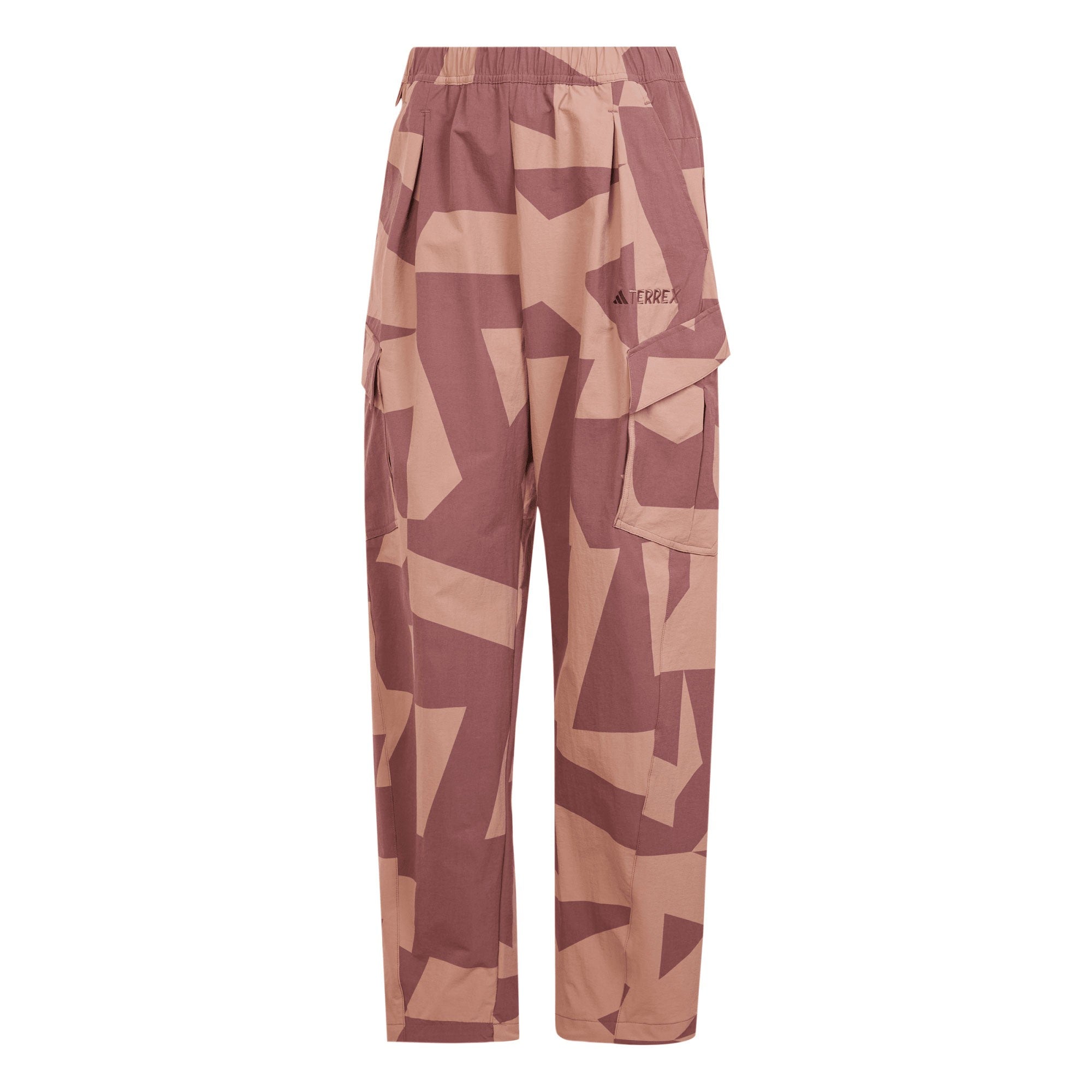 Cargo All Over Print Pant Womens - Quiet Crimson