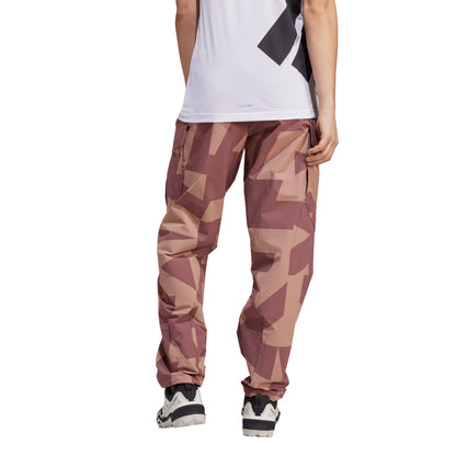 Cargo All Over Print Pant Womens - Quiet Crimson