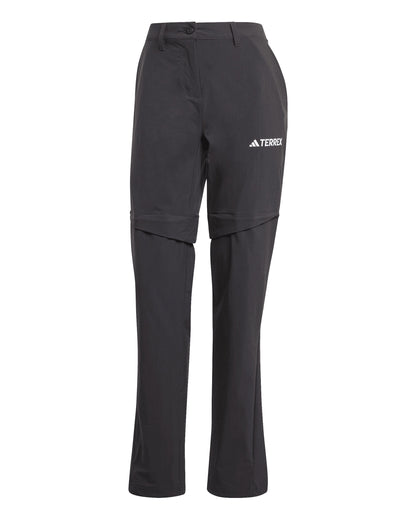 Multi Zip Off Pants Womens - Black