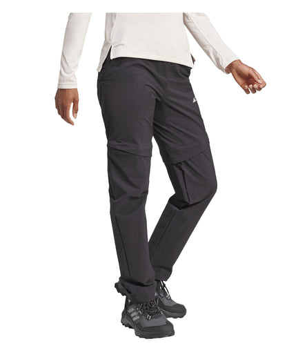 Multi Zip Off Pants Womens - Black