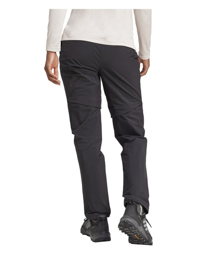 Multi Zip Off Pants Womens - Black