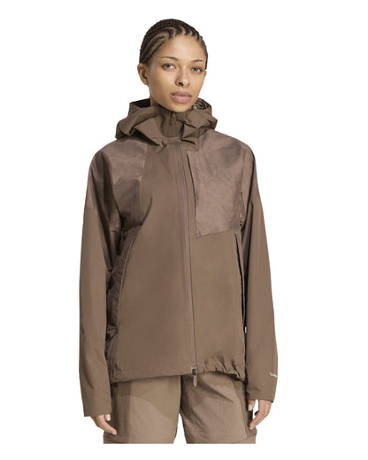 Experior Hybrid Primeknit Climaproof Jacket Womens - Trace Brown