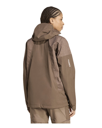Experior Hybrid Primeknit Climaproof Jacket Womens - Trace Brown