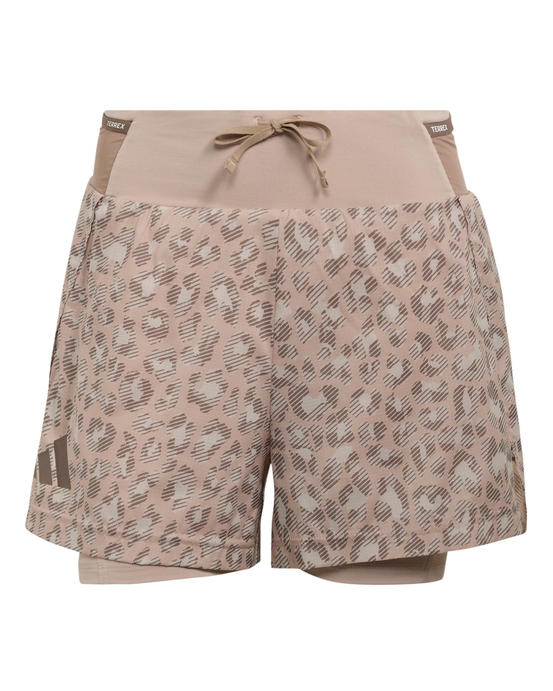 Xploric 2in1 Shorts All Over Print Womens - Wonder Alumina/Wonder Taupe/Trace Brown