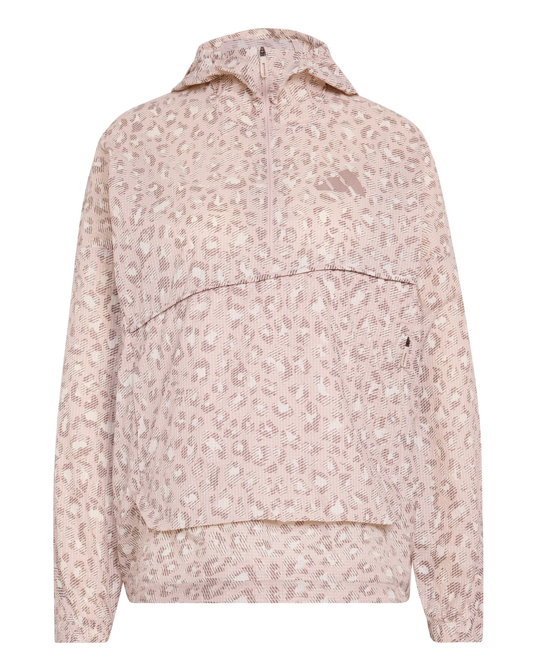 Xploric All Over Print Wind Anorak Womens - Wonder Aluminum/Wonder Taupe/Trace