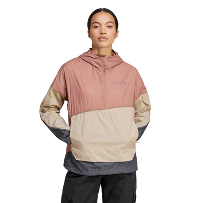 Xploric Wind Anorak Womens - Warm Clay