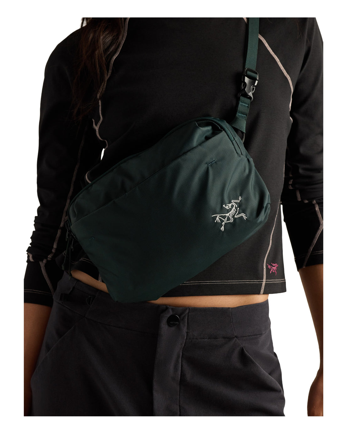 Heliad Crossbody - Dark Jade