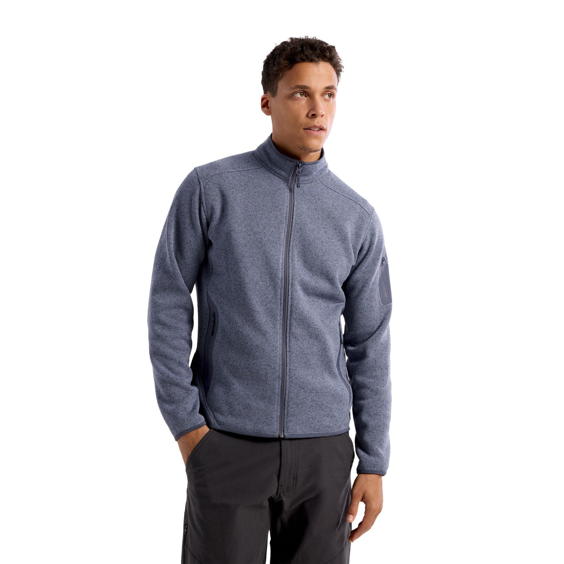 Covert Cardigan Mens - Stratus Heather