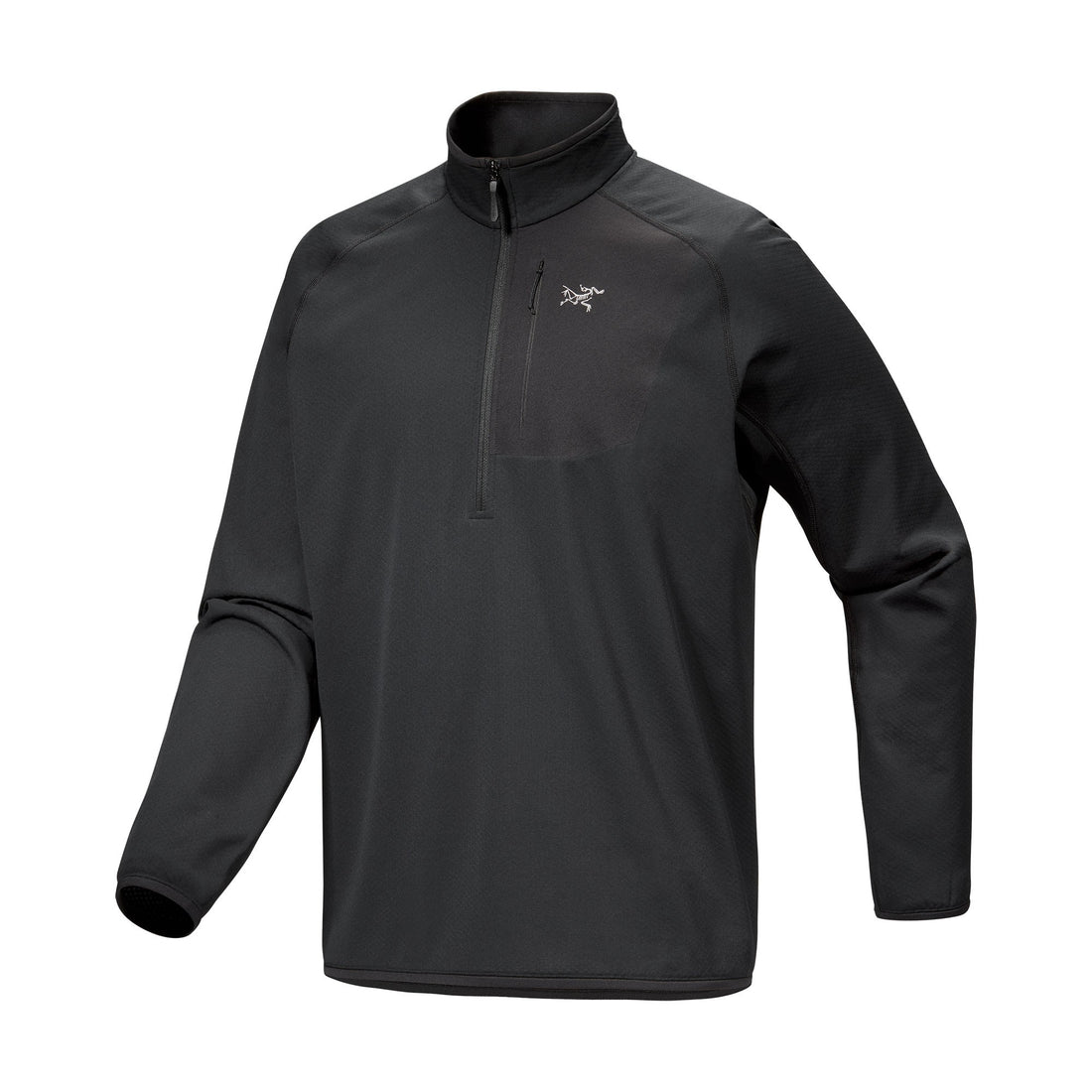 Delta 1/2 Zip Mens - Black