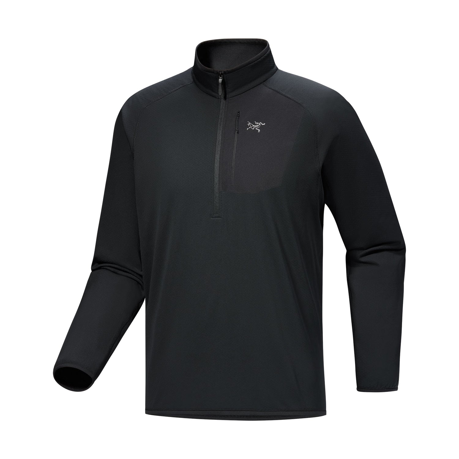 Delta 1/2 Zip Mens - Black