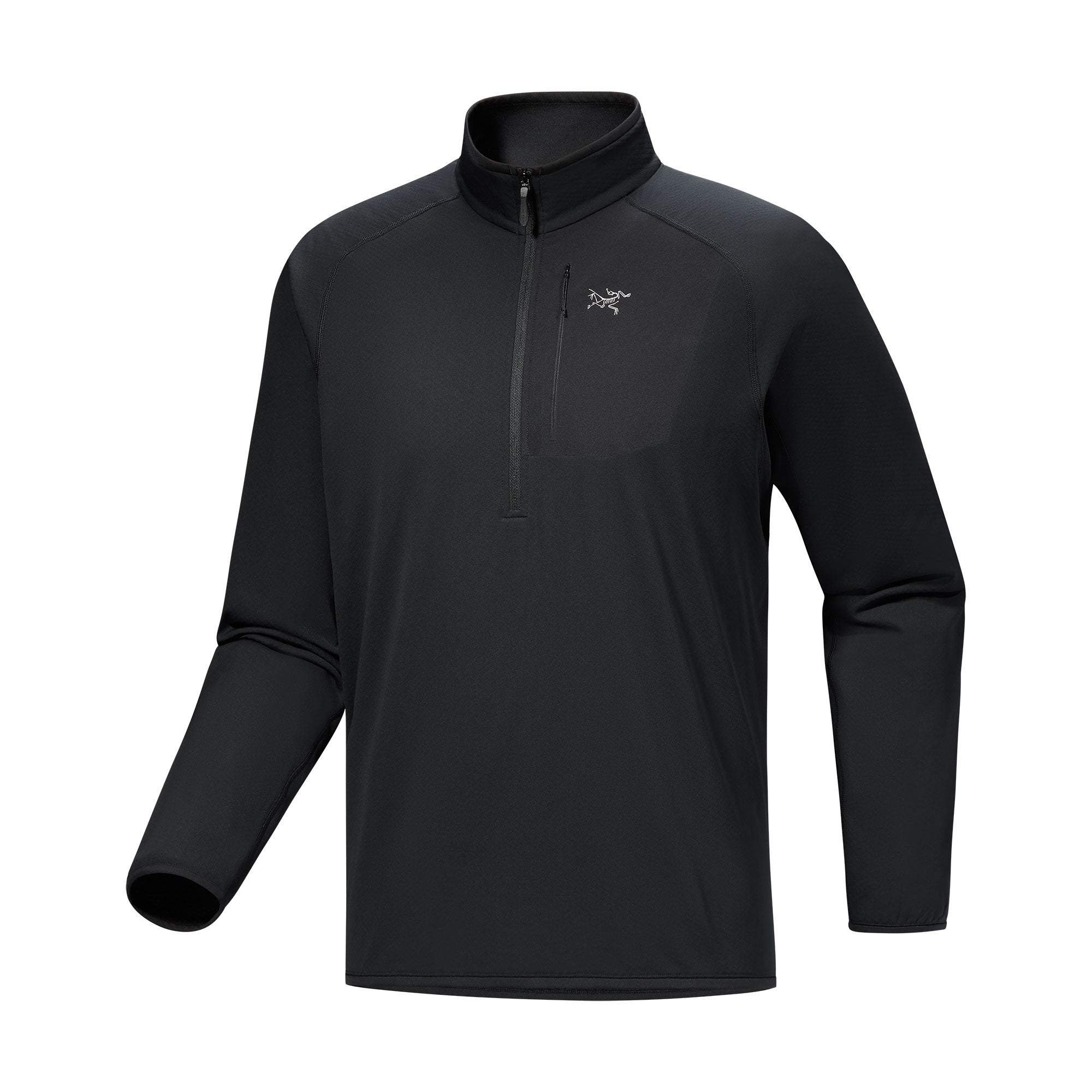 Delta 1/2 Zip Mens - Black