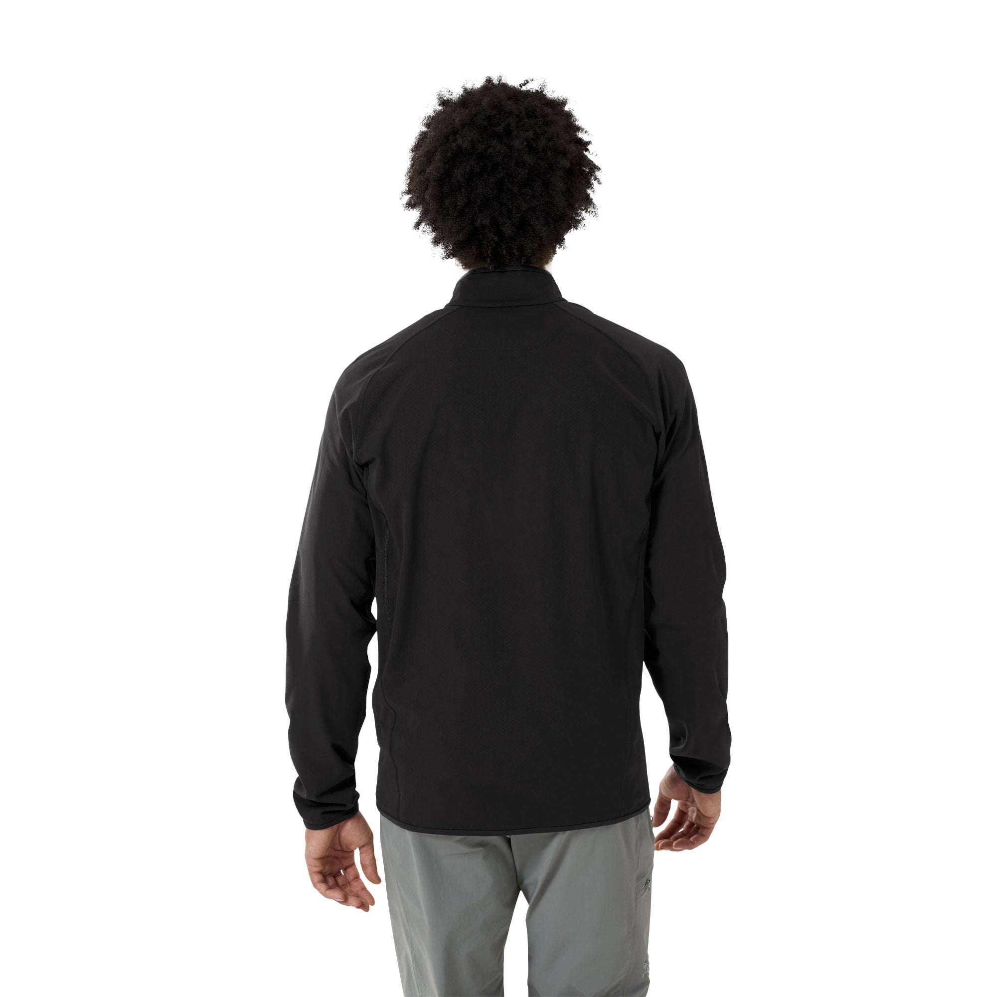 Delta 1/2 Zip Mens - Black