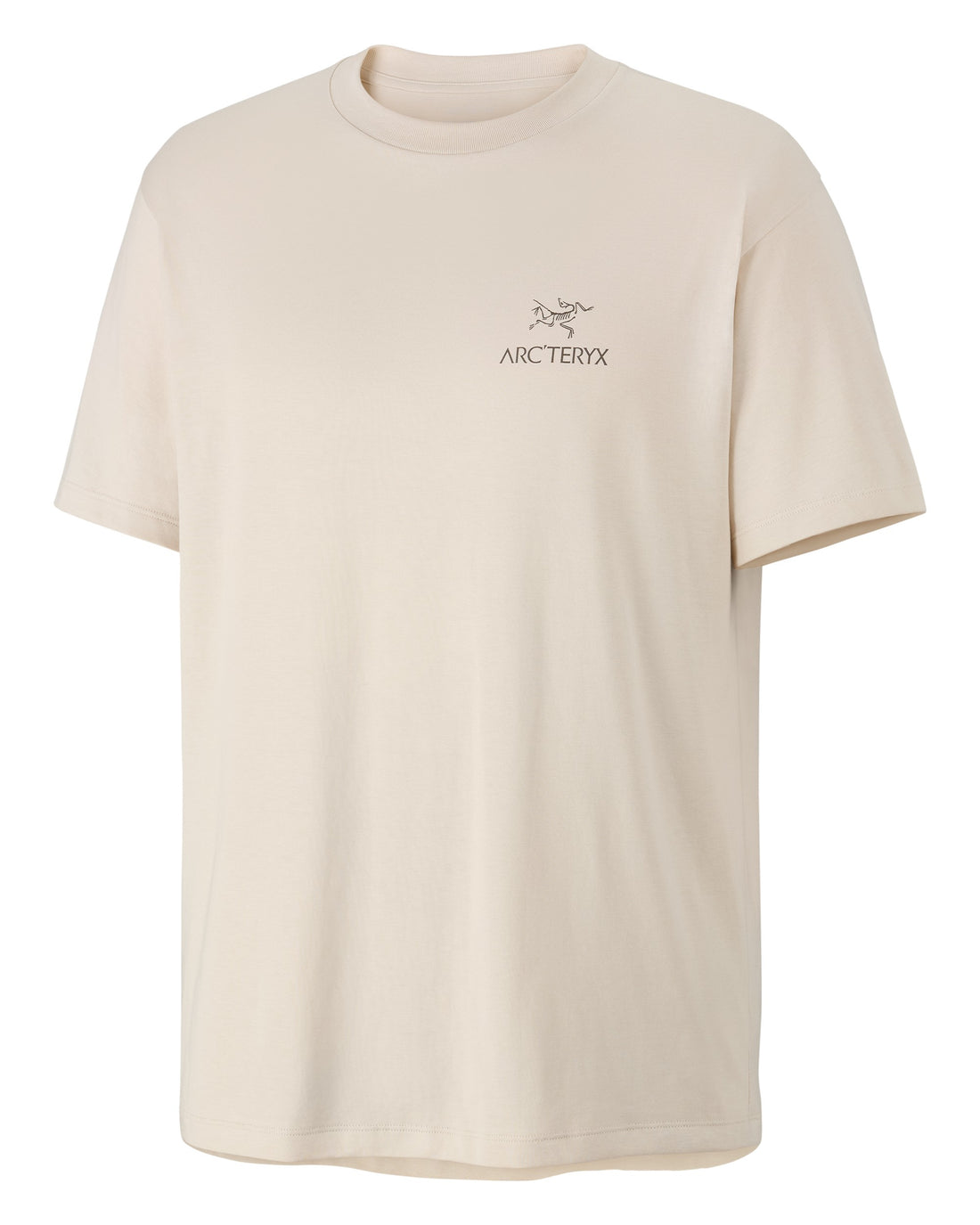 Kragg SL Cotton Bird Word Shirt SS Mens - Sea Salt/Mongoose