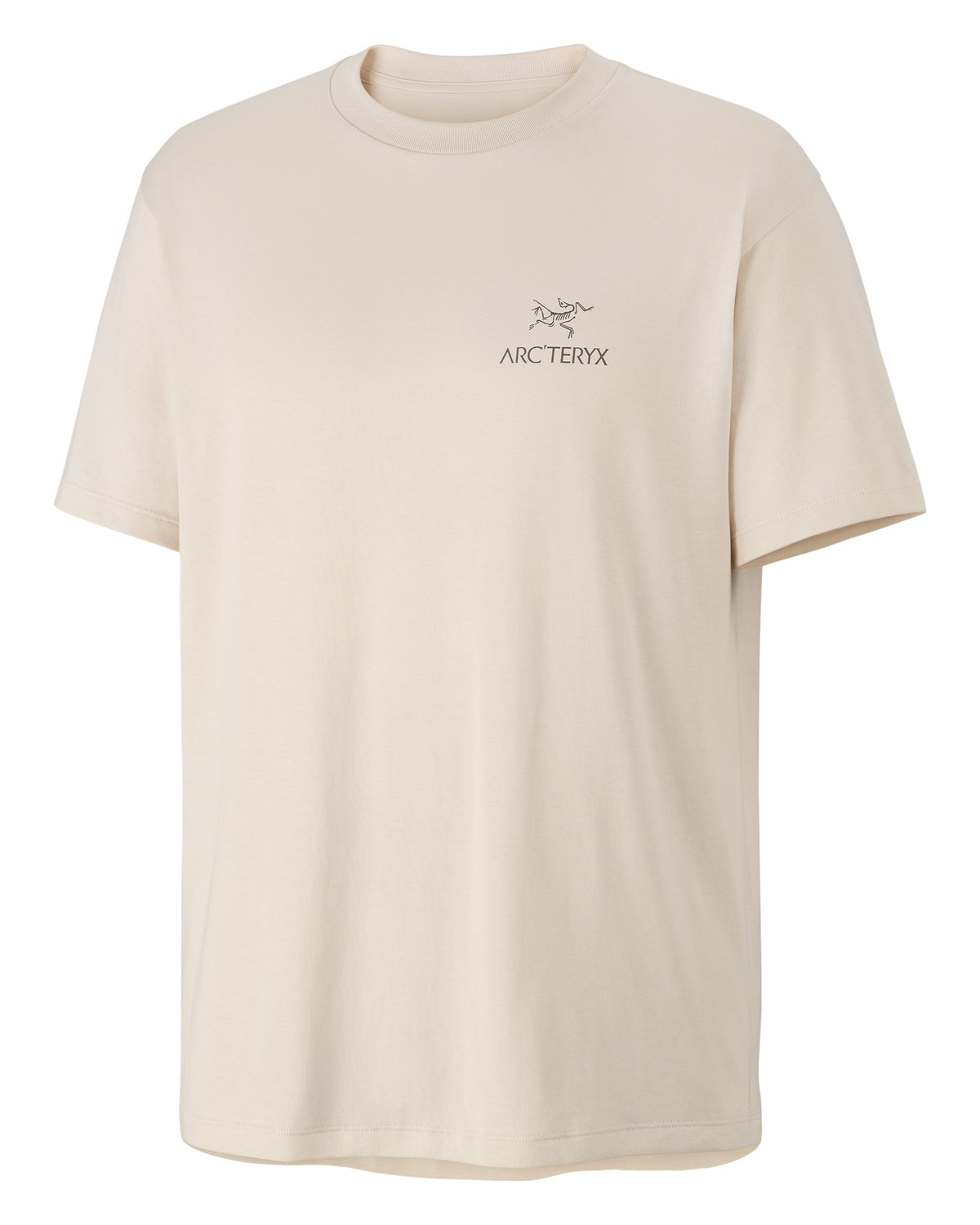 Kragg SL Cotton Bird Word Shirt SS Mens - Sea Salt/Mongoose