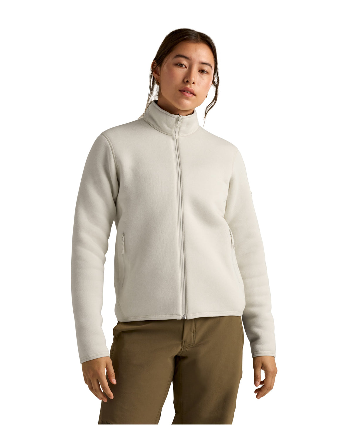 Covert Cardigan Womens - Arctic Silk Heather/Salt