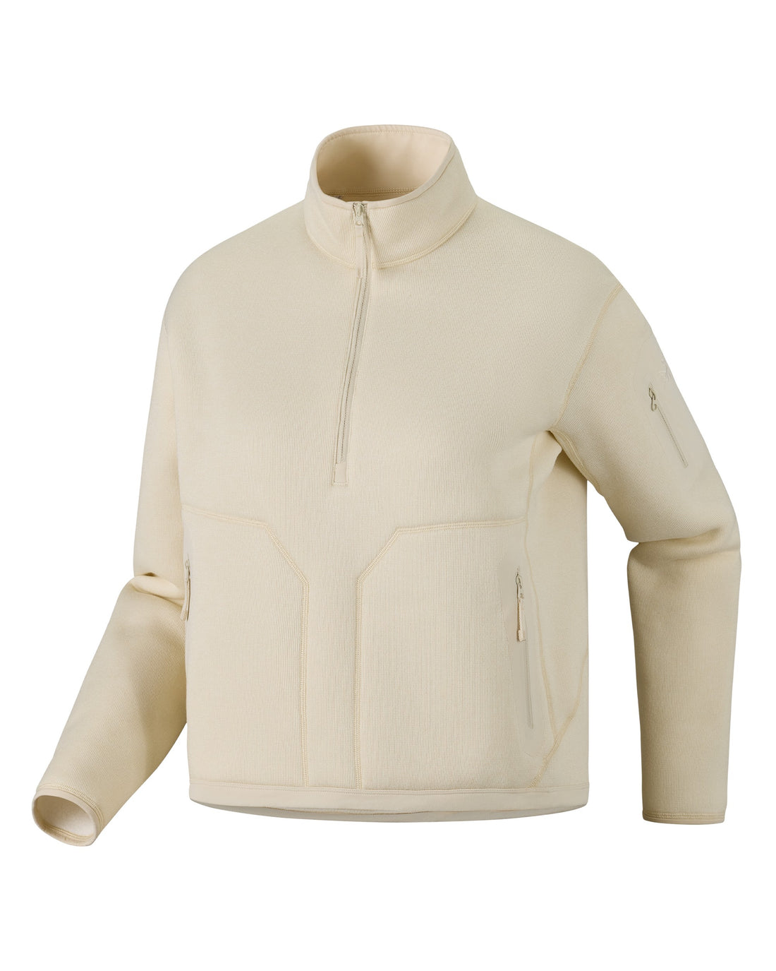 Covert 1/2 Zip Womens - Arctic Silk Heather/Salt