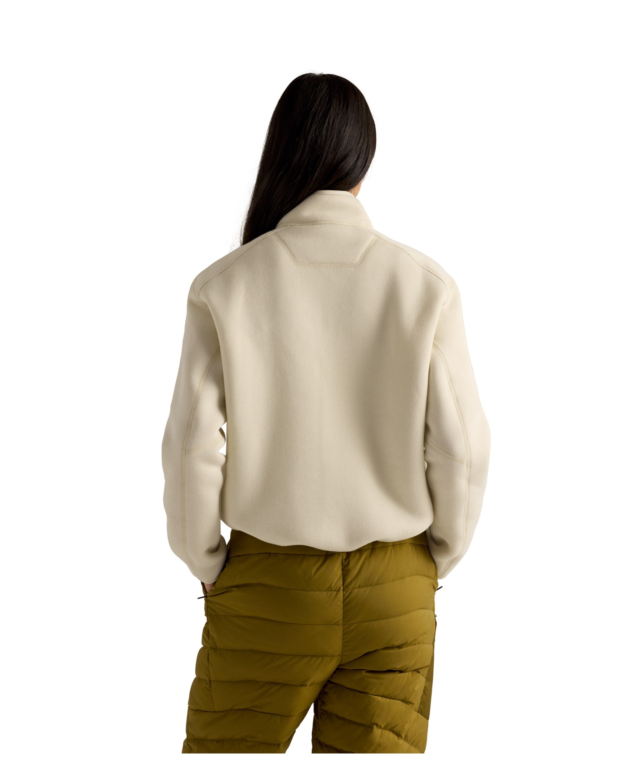 Covert 1/2 Zip Womens - Arctic Silk Heather/Salt
