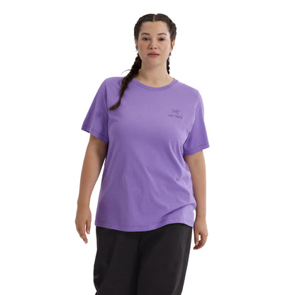 Kragg SL Cotton Emblem Crew SS Womens  - Aster
