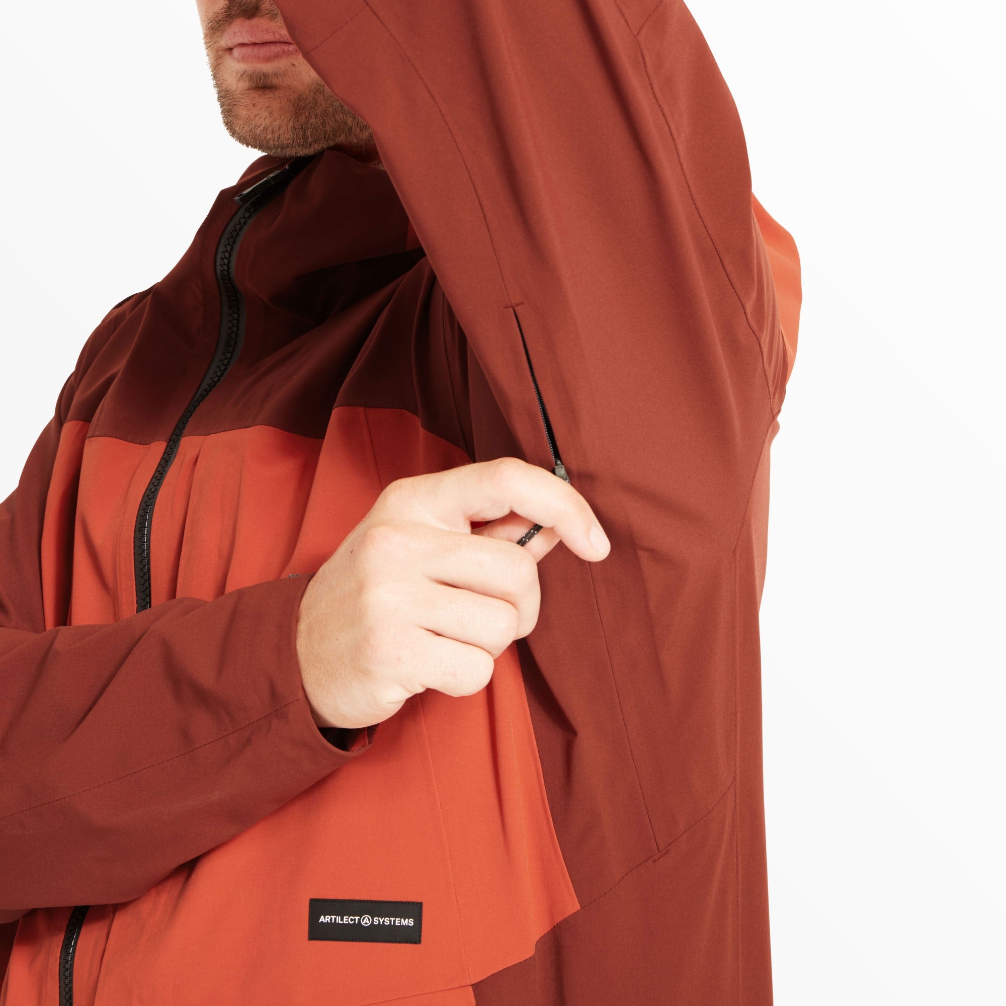 Formation 3L Jacket Mens - Fired Brick/Ember