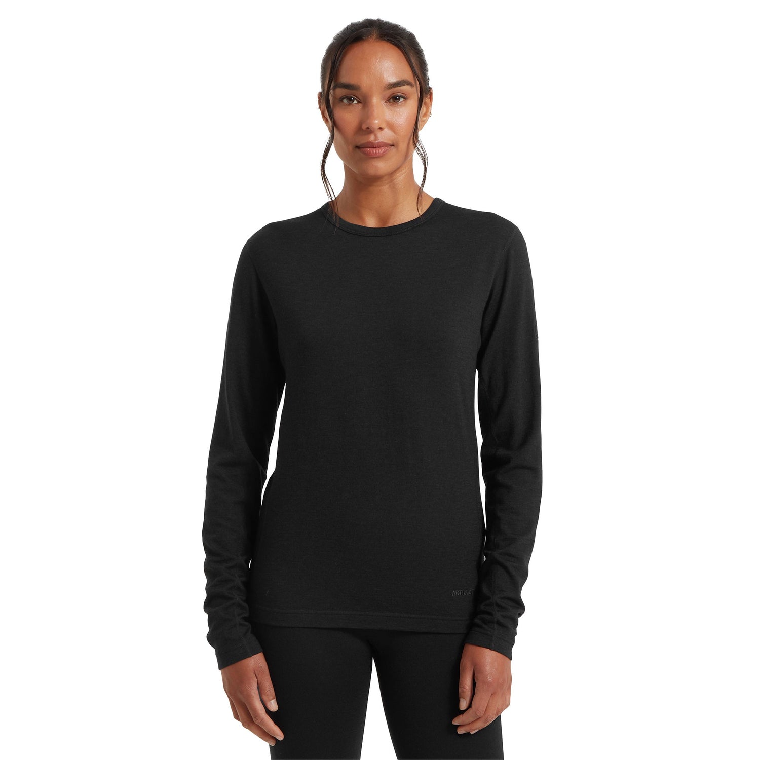 Redstone Long Sleeve Crew Womens - Black