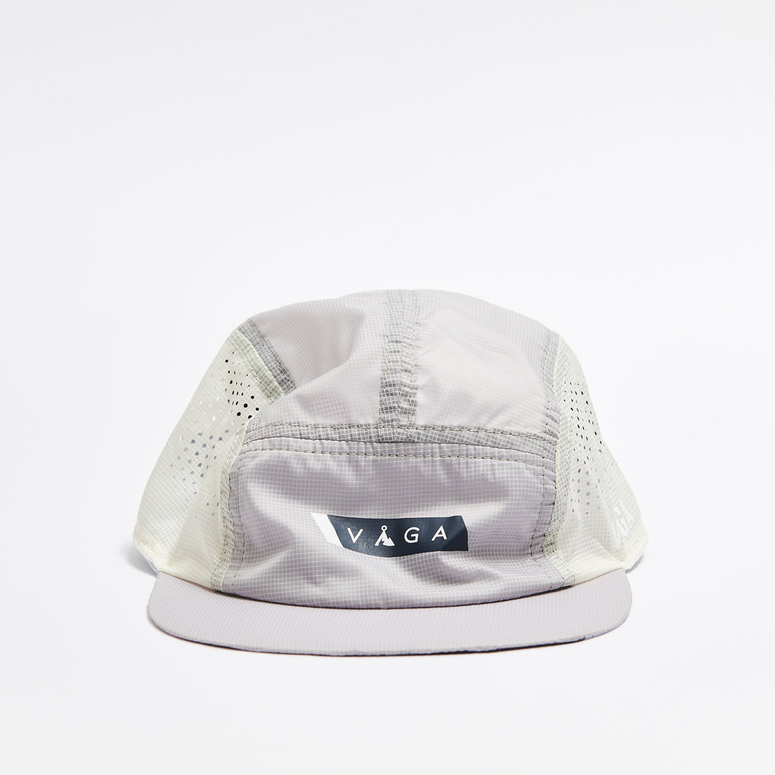 Wind Resistant Feather Racing Cap - Mist Grey / Light Grey / Black