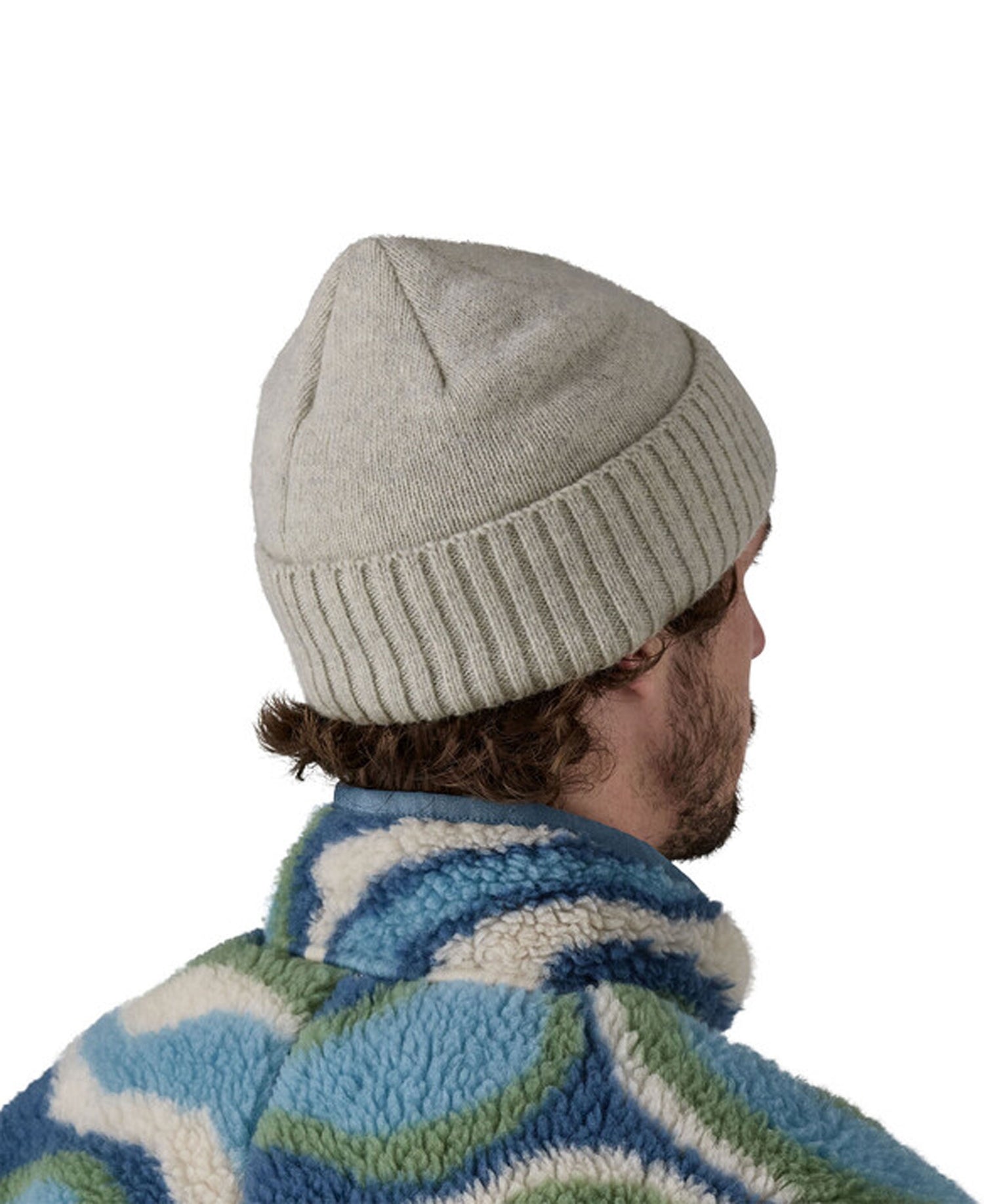 PATAGONIA - Brodeo Beanie - Og Legacy Label: Crisp Grey