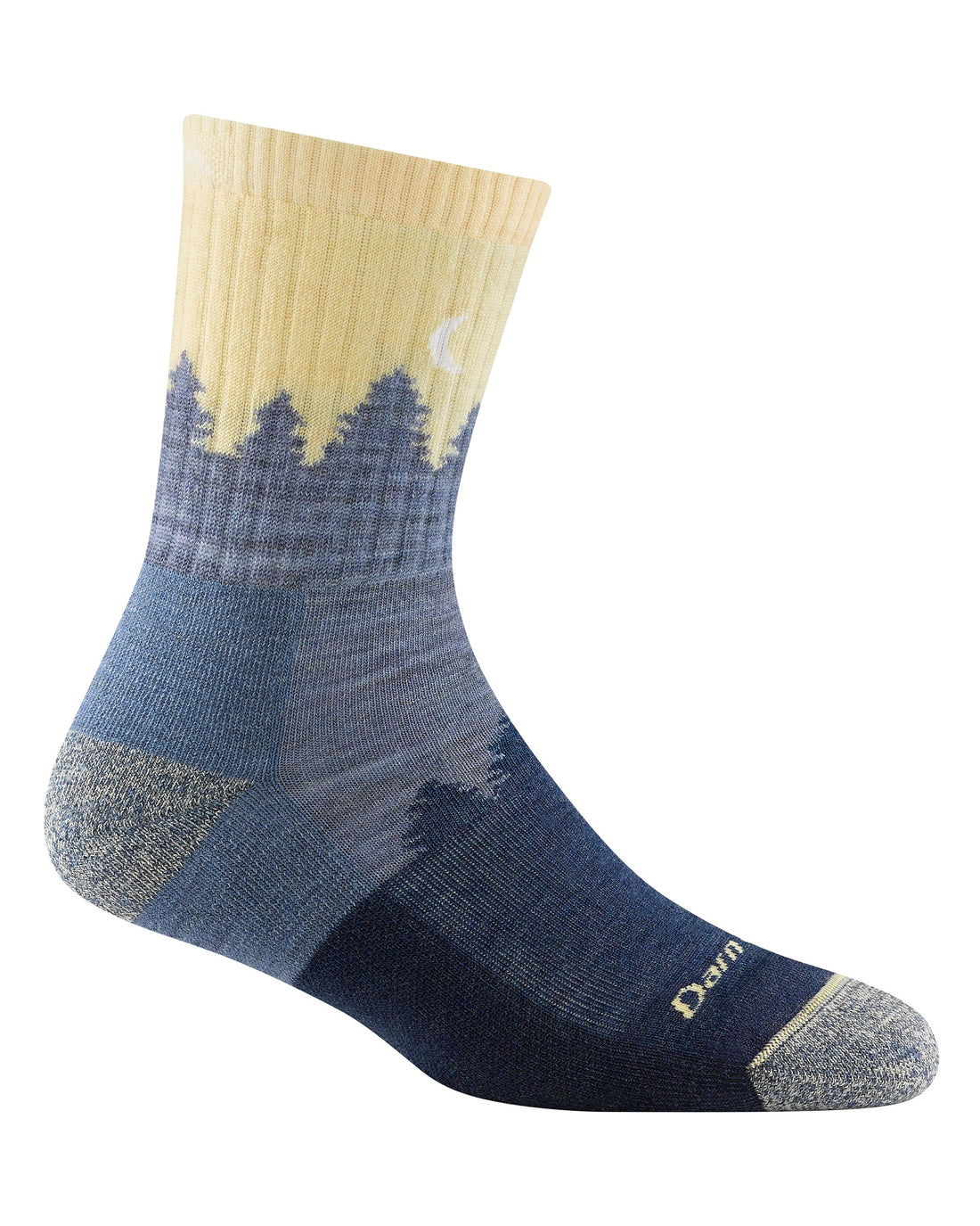 Treeline Micro Crew Midweight Socks Womens - Light Denim