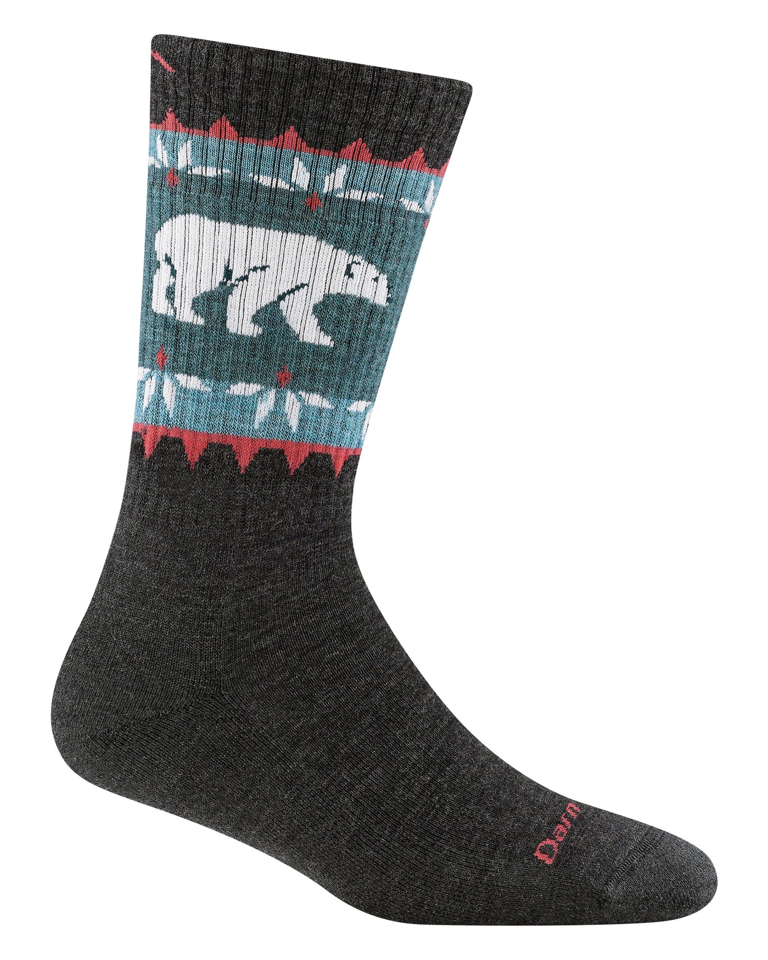 Vanna Grizzle Boot Midweight Socks Womens - Charcoal