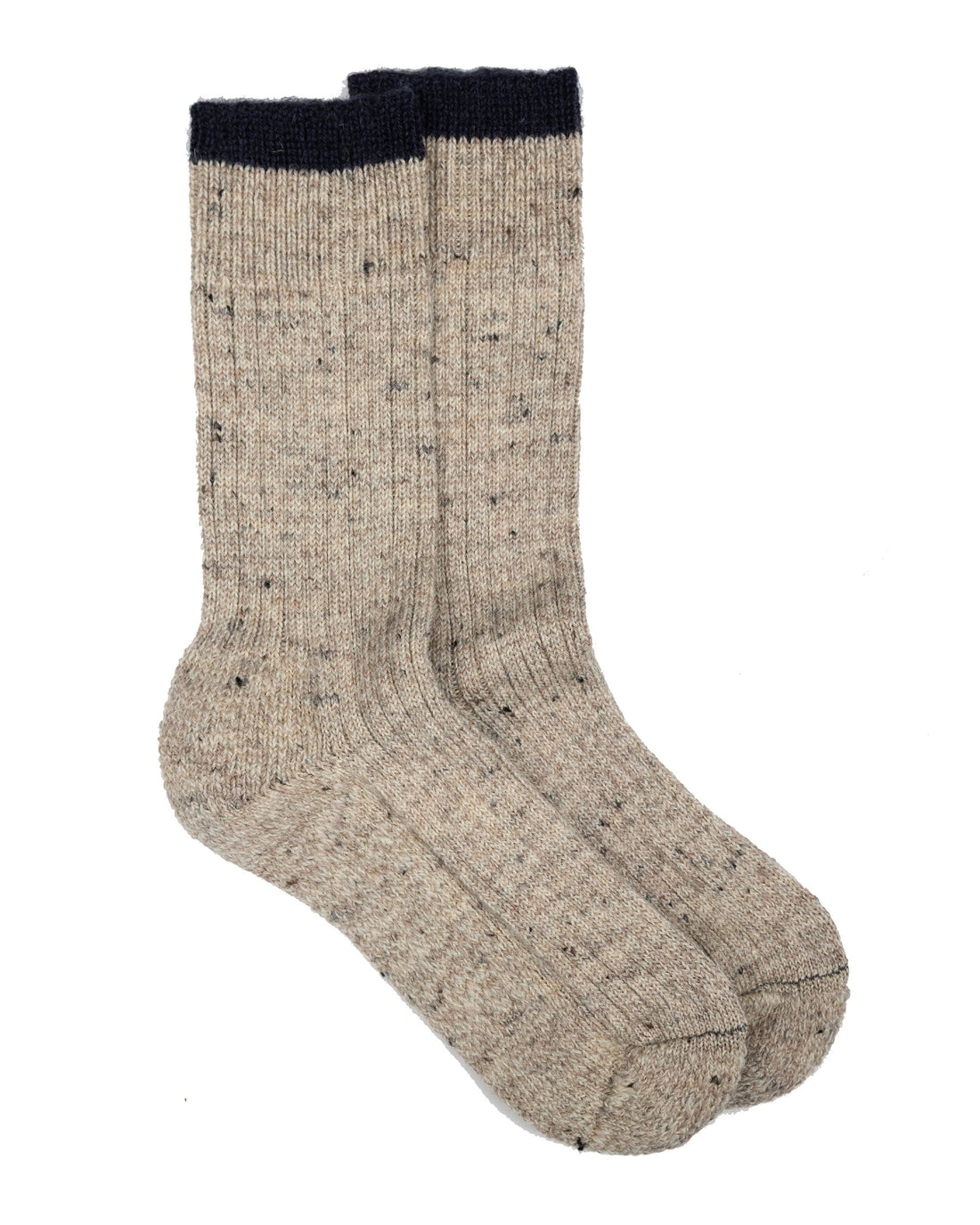 Bosun Sock - Oatmeal/Navy