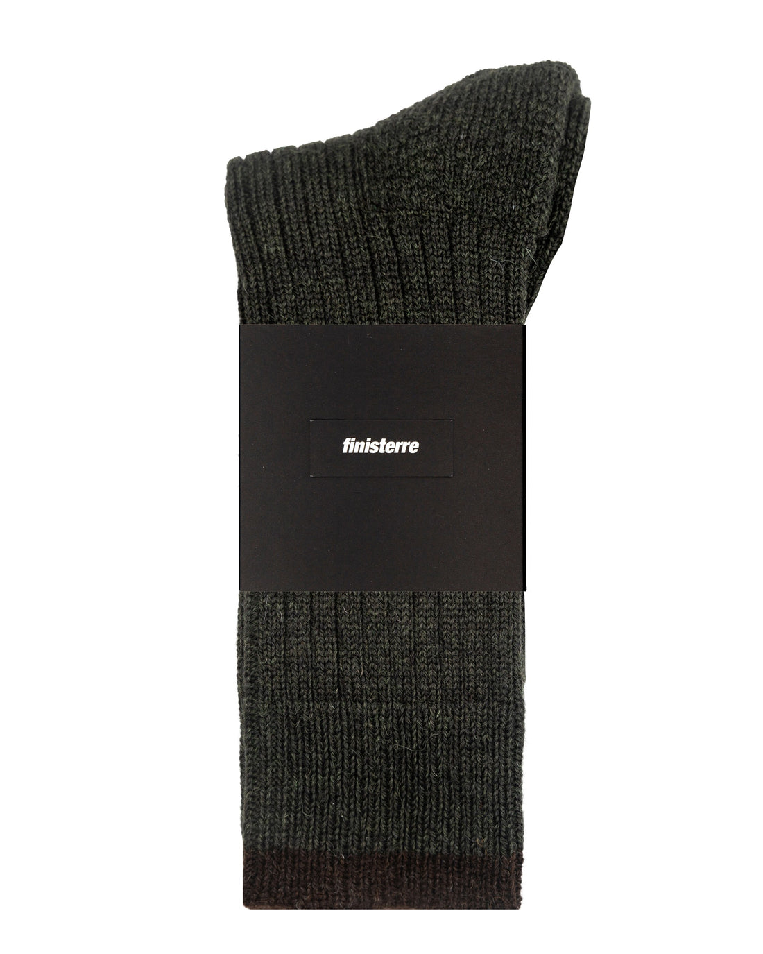 Bosun Sock - Olive Nep/Chestnut