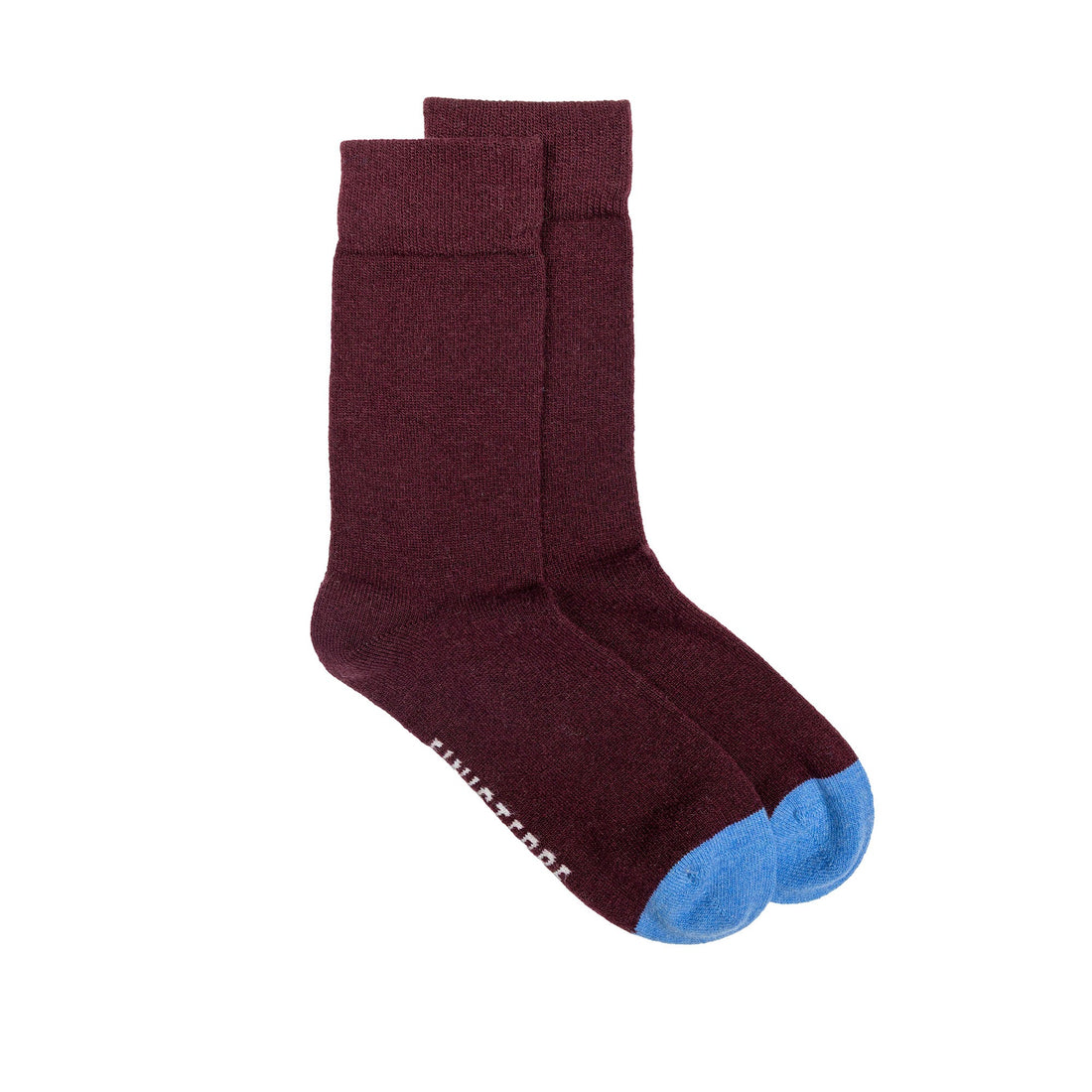 Classic Sock - Blue Toe - Plum