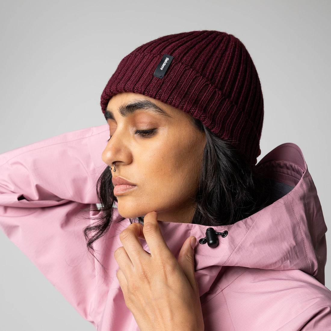 Fisherman Beanie - Plum