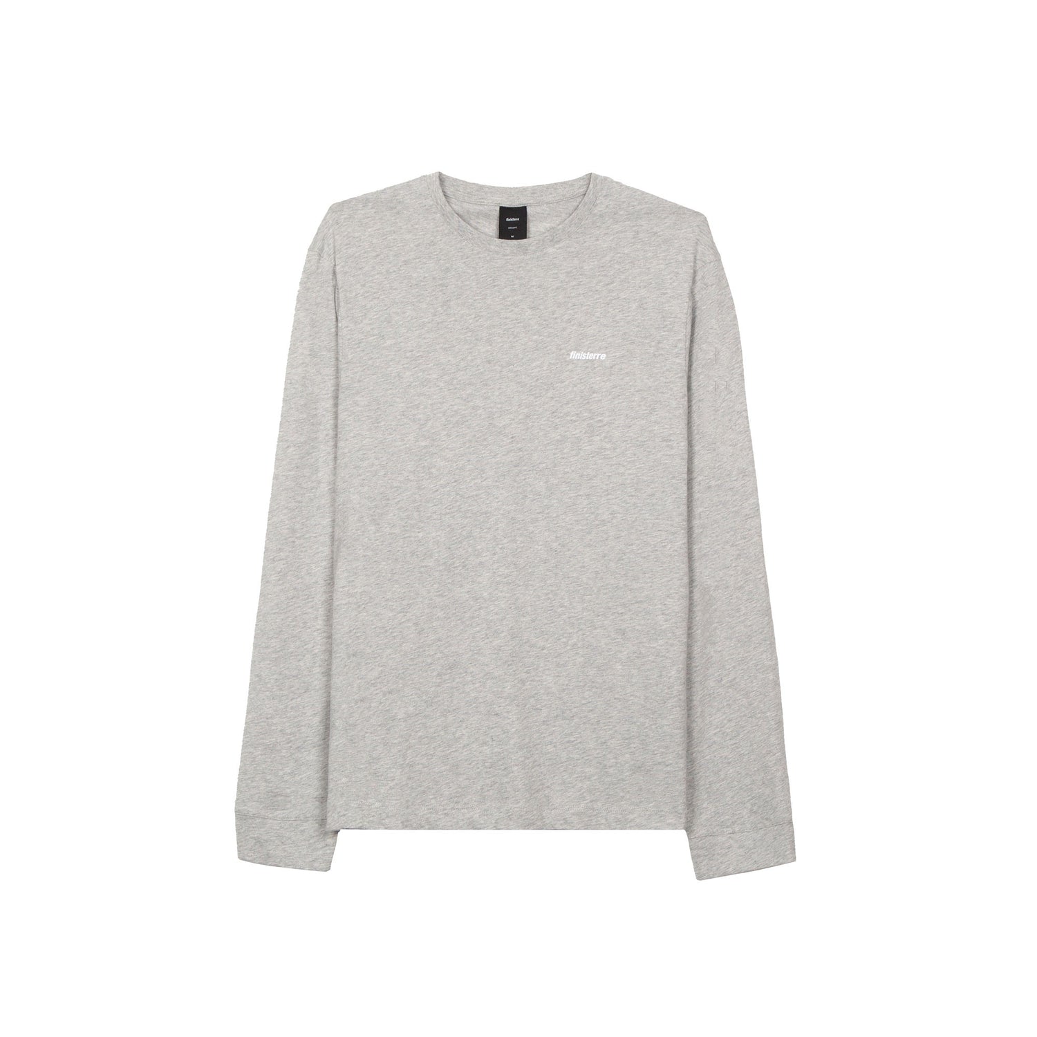 Harlyn Logo LS Tee Mens - Grey Marl