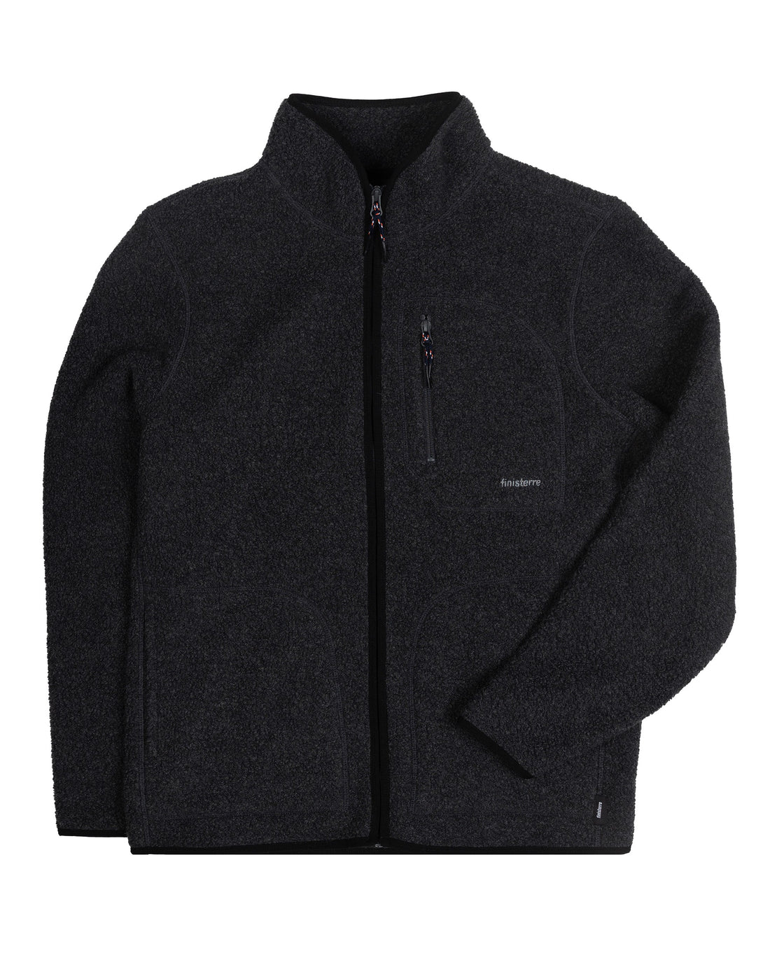 Portell Wool Fleece Jacket Mens - Slate
