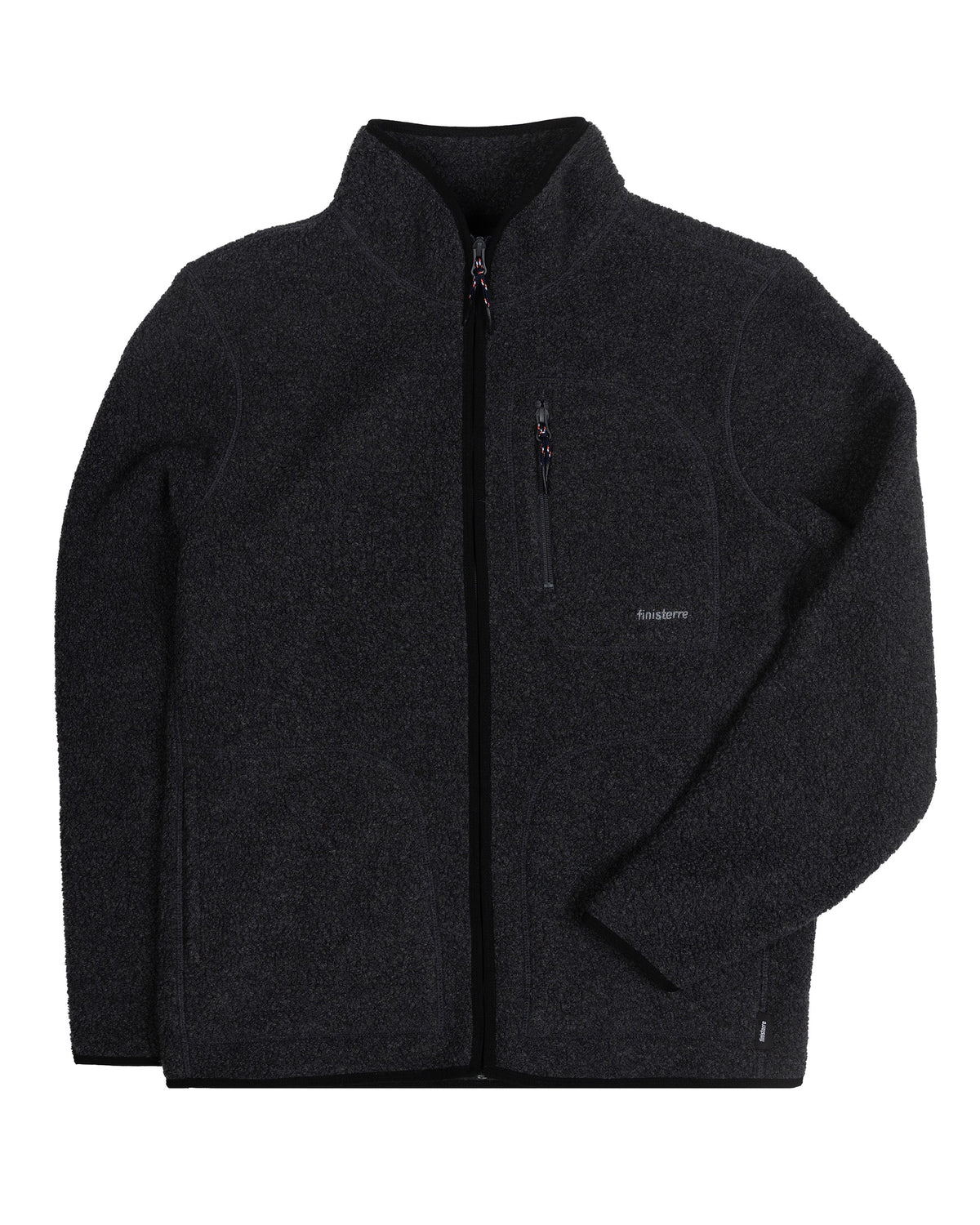 Portell Wool Fleece Jacket Mens - Slate