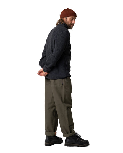 Portell Wool Fleece Jacket Mens - Slate