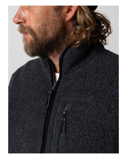 Portell Wool Fleece Jacket Mens - Slate