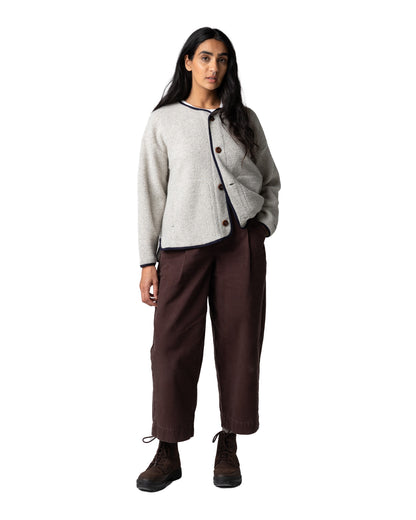Elowen Button Through Cardigan Womens - Dove Grey