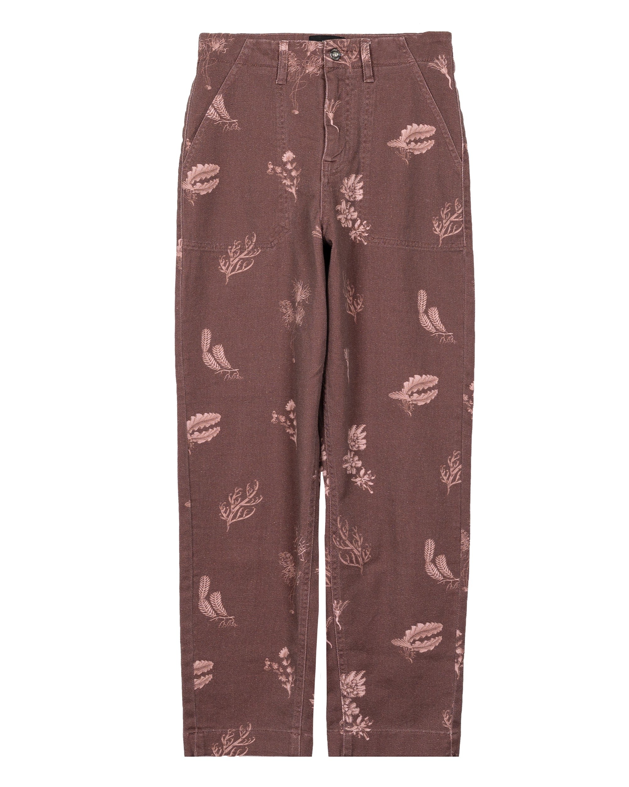 Floral Marine Yarrel Printed Trousers Womens - Floral Marine Print