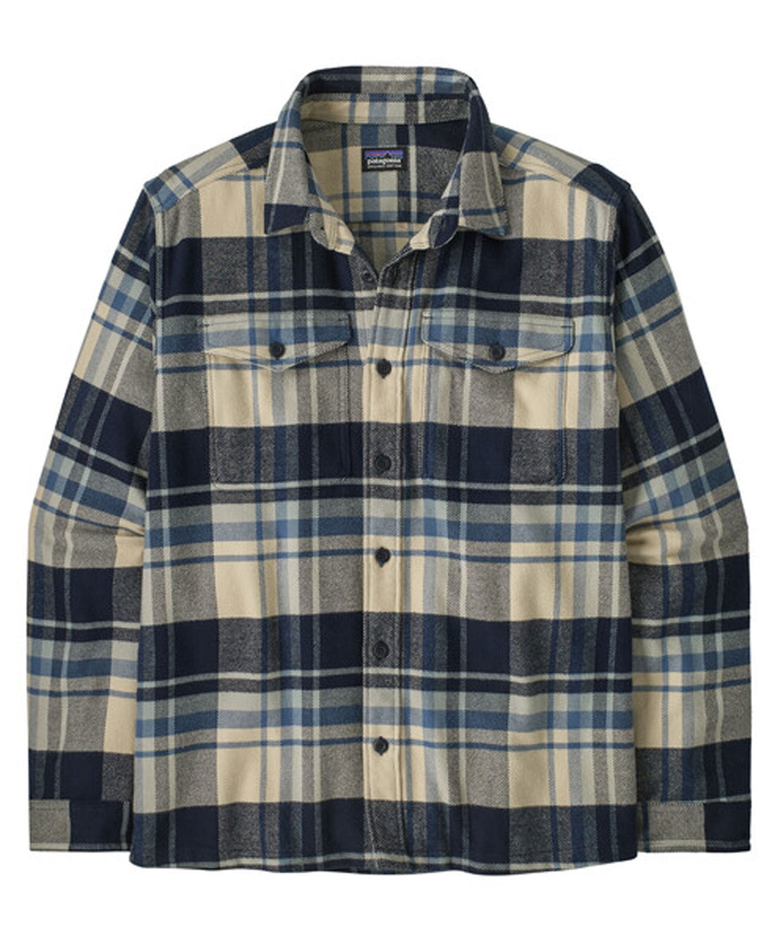 PATAGONIA - FJORD FLANNEL SHIRT - HIBERNATE: SUNKEN BLUE