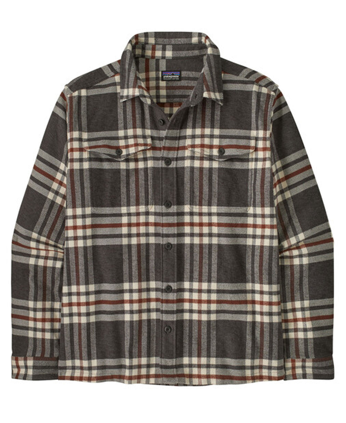 PATAGONIA - FJORD FLANNEL SHIRT - CATCH: INK BLACK