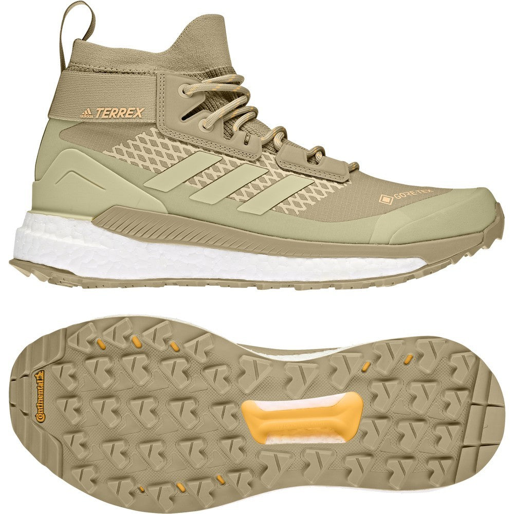 Terrex Free Hiker GTX Shoes Womens - Beige Tone/Sandy Beige/Pulse Amber